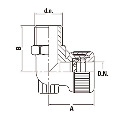 podejście krótkie na wkręt do szyny gz