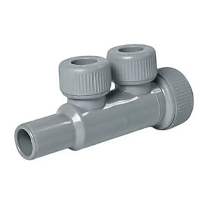 rozdzielacz pojedynczy dwuportowy nyplowy