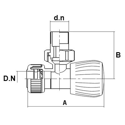 zawór grzejnikowy schemat