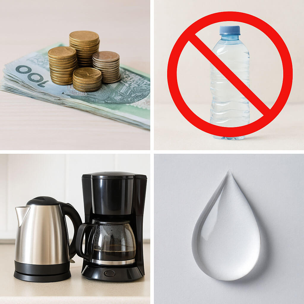 oszczędzasz dzięki filtrom wody Hydropure