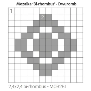 Grazia Brera Mosaico Bi-rhombus MATT 31,5x31,5