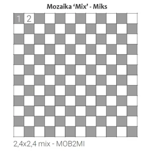 Grazia Brera Mosaico Mix MATT 31,5x31,5