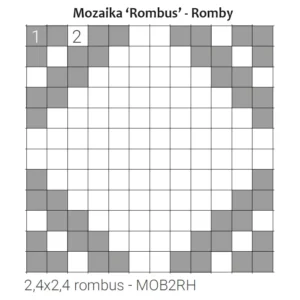 Grazia Brera Mosaico Rhombus MATT 31,5x31,5