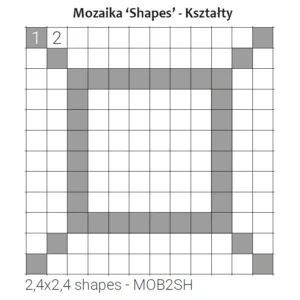 Grazia Brera Mosaico Shapes MATT 31,5x31,5