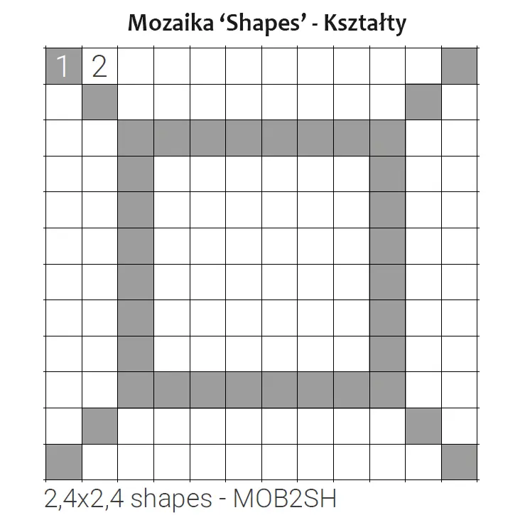 Grazia Brera Mosaico Shapes MATT 31,5x31,5