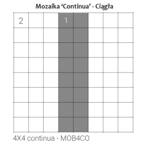 Grazia Brera Mosaico Continua MATT 33,7x33,7