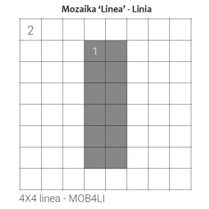 Grazia Brera Mosaico Linea MATT 33,7x33,7