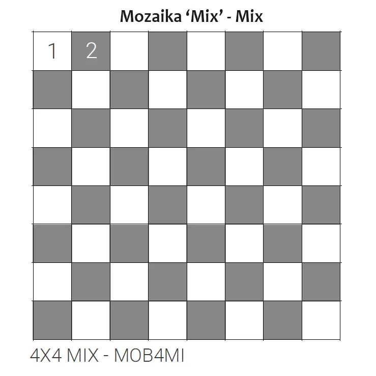 Grazia Brera Mosaico Mix MATT 33,7x33,7