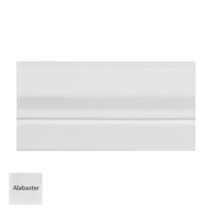 Grazia Shades Of Art Listwa Finale Alabaster GLOSSY 7x13