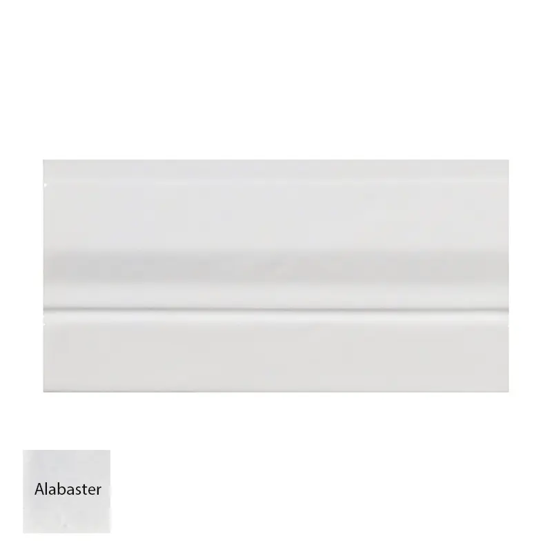Grazia Shades Of Art Listwa Finale Alabaster GLOSSY 7x13