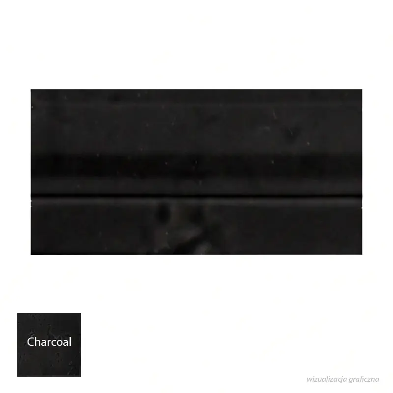 Grazia Shades Of Art Listwa Finale Charcoal GLOSSY 7x13