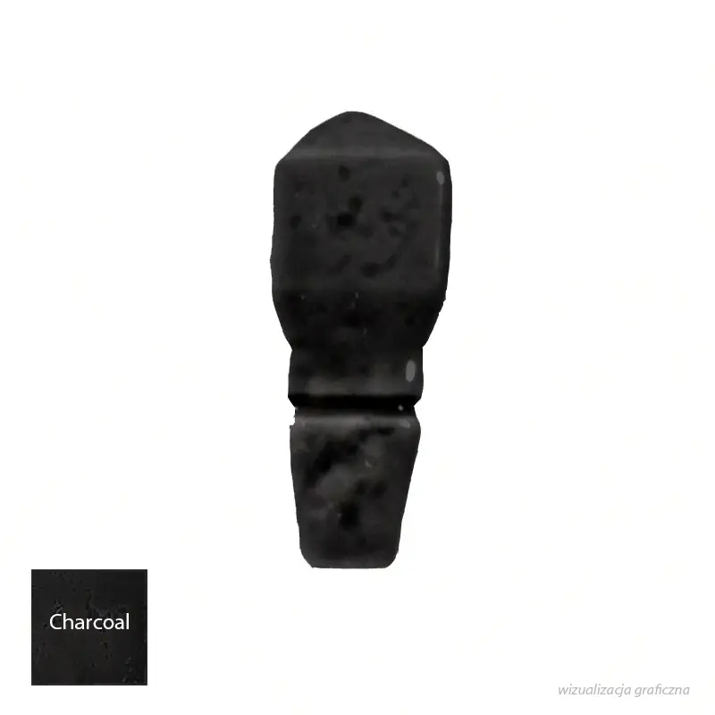 Grazia Shades Of Art Narożnik Finale Charcoal GLOSSY 7x2