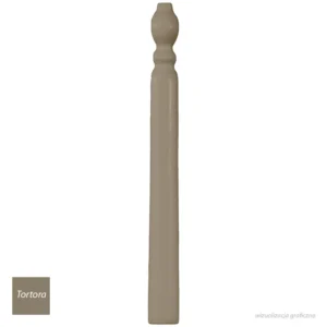 Grazia Boiserie / Nexus Narożnik Cokołu Tortora MATT 2x20