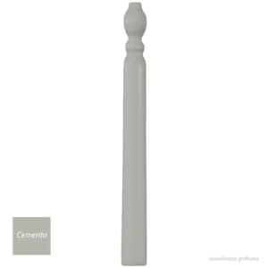 Grazia Boiserie / Nexus Narożnik Cokołu Cemento MATT 2x20