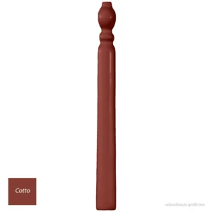 Grazia Boiserie / Nexus Narożnik Cokołu Cotto MATT 2x20