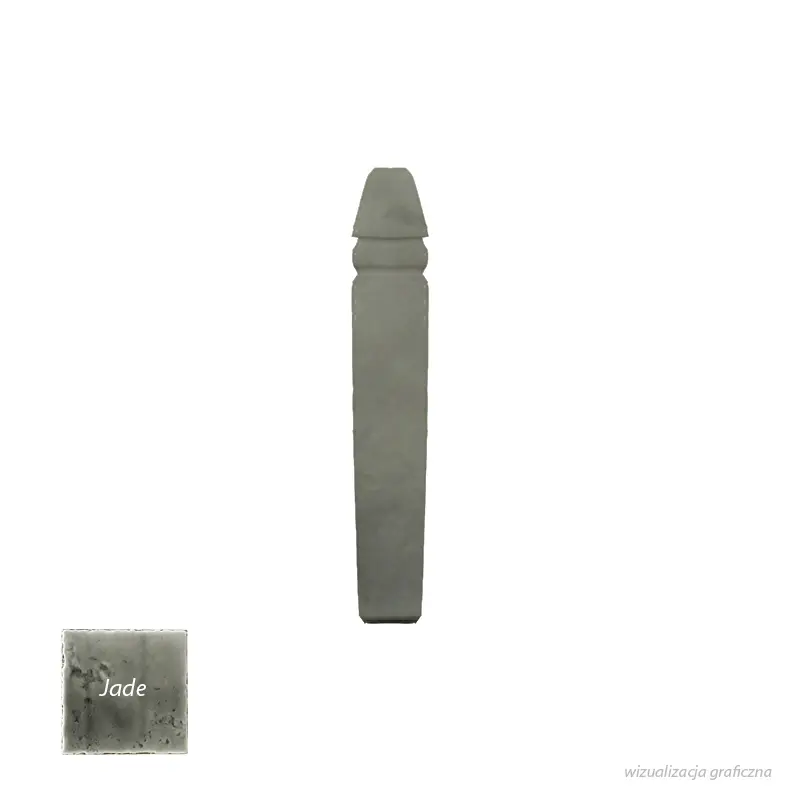 Grazia Shades Of Art Narożnik Cokołu Jade GLOSSY 1,7x13