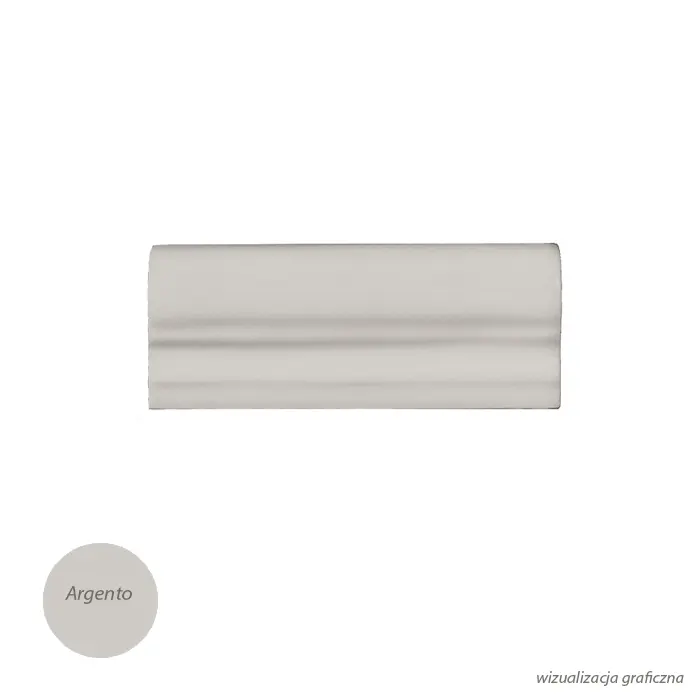 Grazia Essenze Listwa Bordura Argento CRAQUELE 5x13