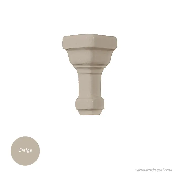 Grazia Essenze Narożnik Capitello Greige CRAQUELE 7,5x3
