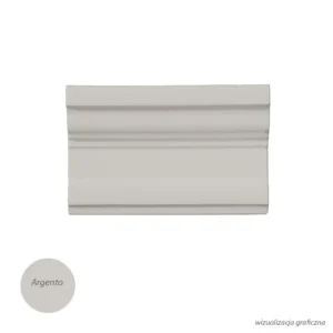 Grazia Essenze Listwa Capitello Argento CRAQUELE 7,5x13