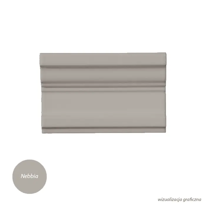 Grazia Essenze Listwa Capitello Nebbia GLOSSY 7,5x13