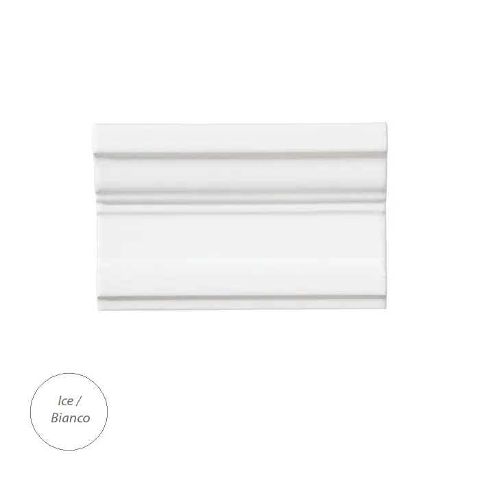 Grazia Essenze Listwa Capitello Bianco GLOSSY 7,5x13